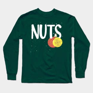 Chest Nuts Couple Christmas funny gift Long Sleeve T-Shirt